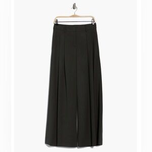 TWP (nwt $595) Didi Wide Leg Wool Blend Pants - military - Sz 4